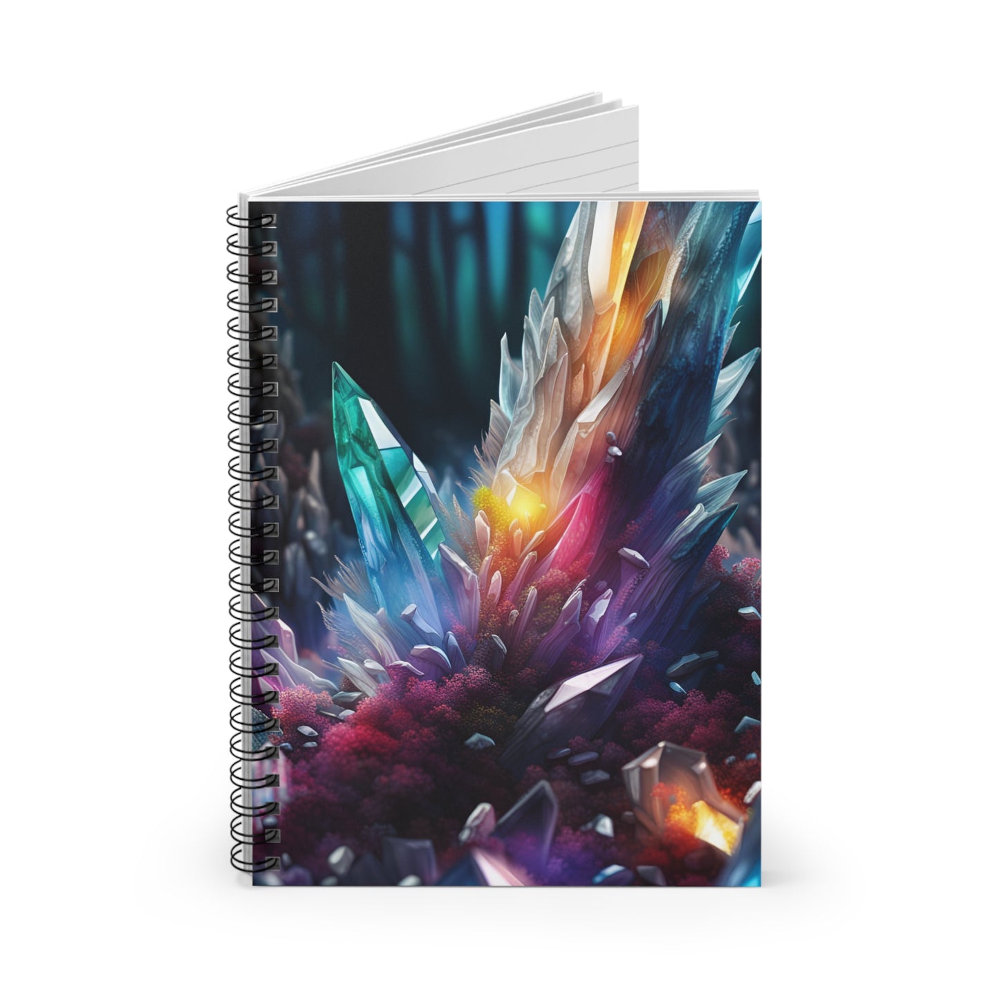 Crystal Forest Spiral Notebook - Ruled Line