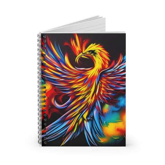 A Rising Phoenix Spiral Notebook - Ruled Line