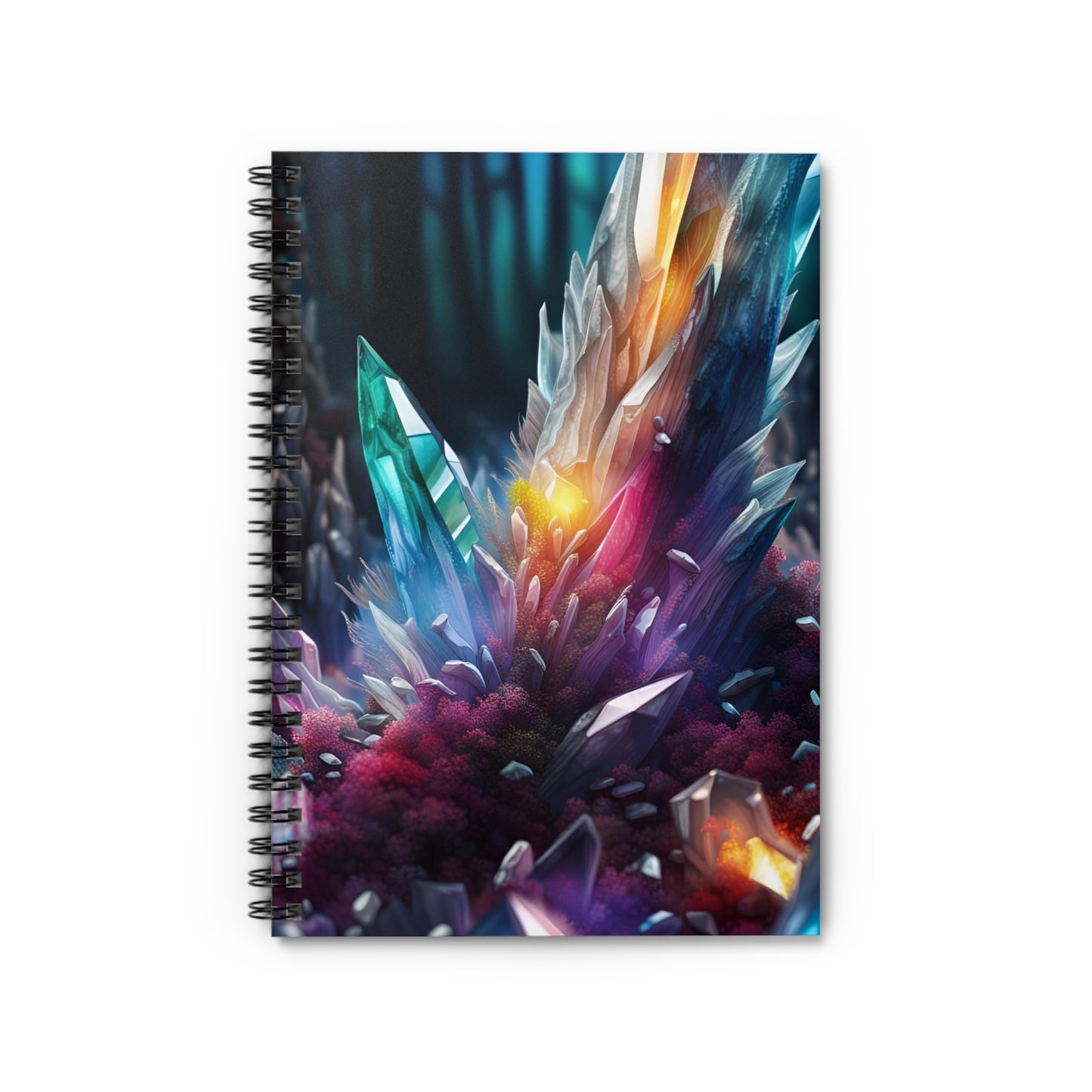 Crystal Forest Spiral Notebook - Ruled Line