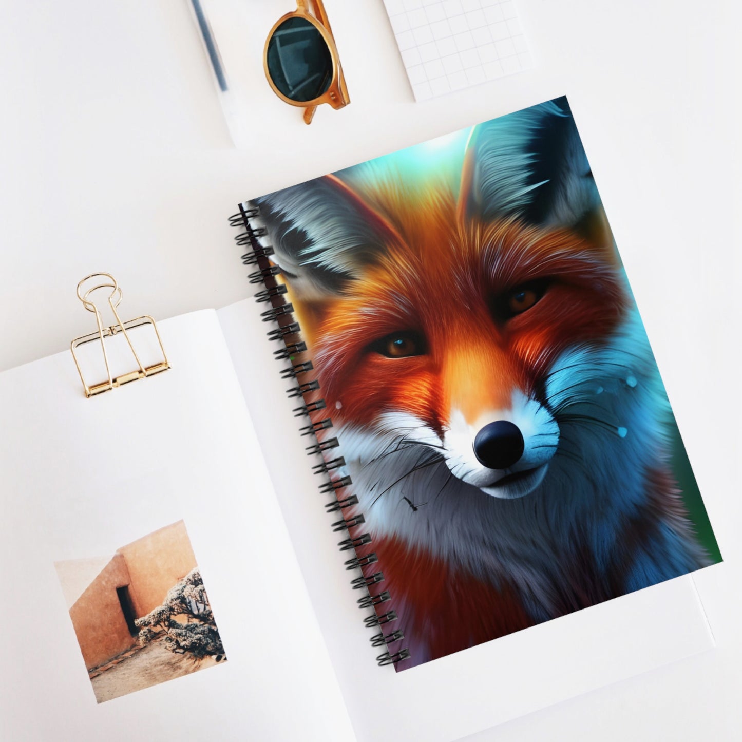 Fox Spiral Notebook - Ruled Line