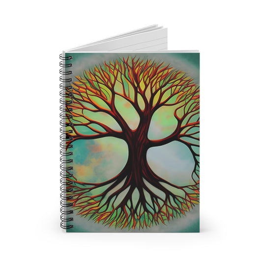 Tree of Life Spiral Notebook - Ruled Line