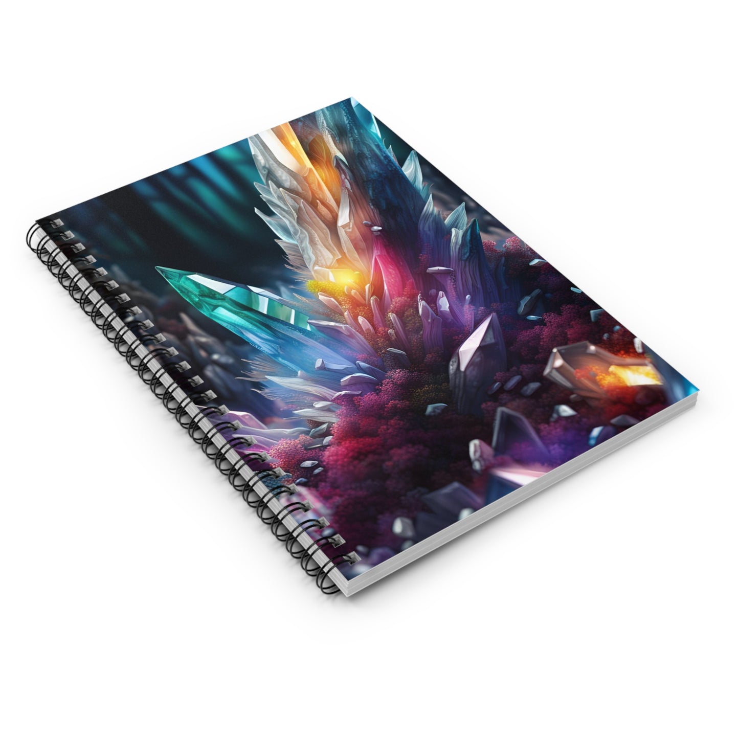 Crystal Forest Spiral Notebook - Ruled Line