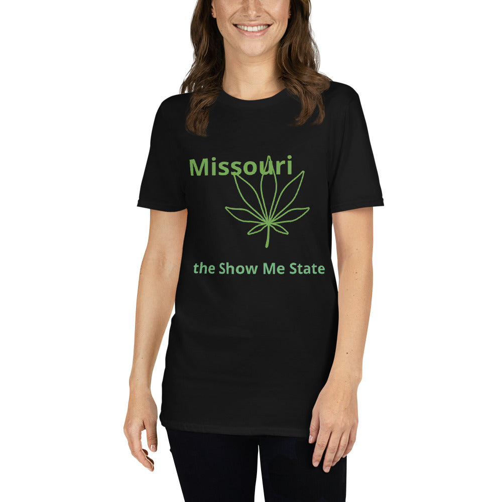 Show Me State Pot cannabis Short-Sleeve Unisex T-Shirt