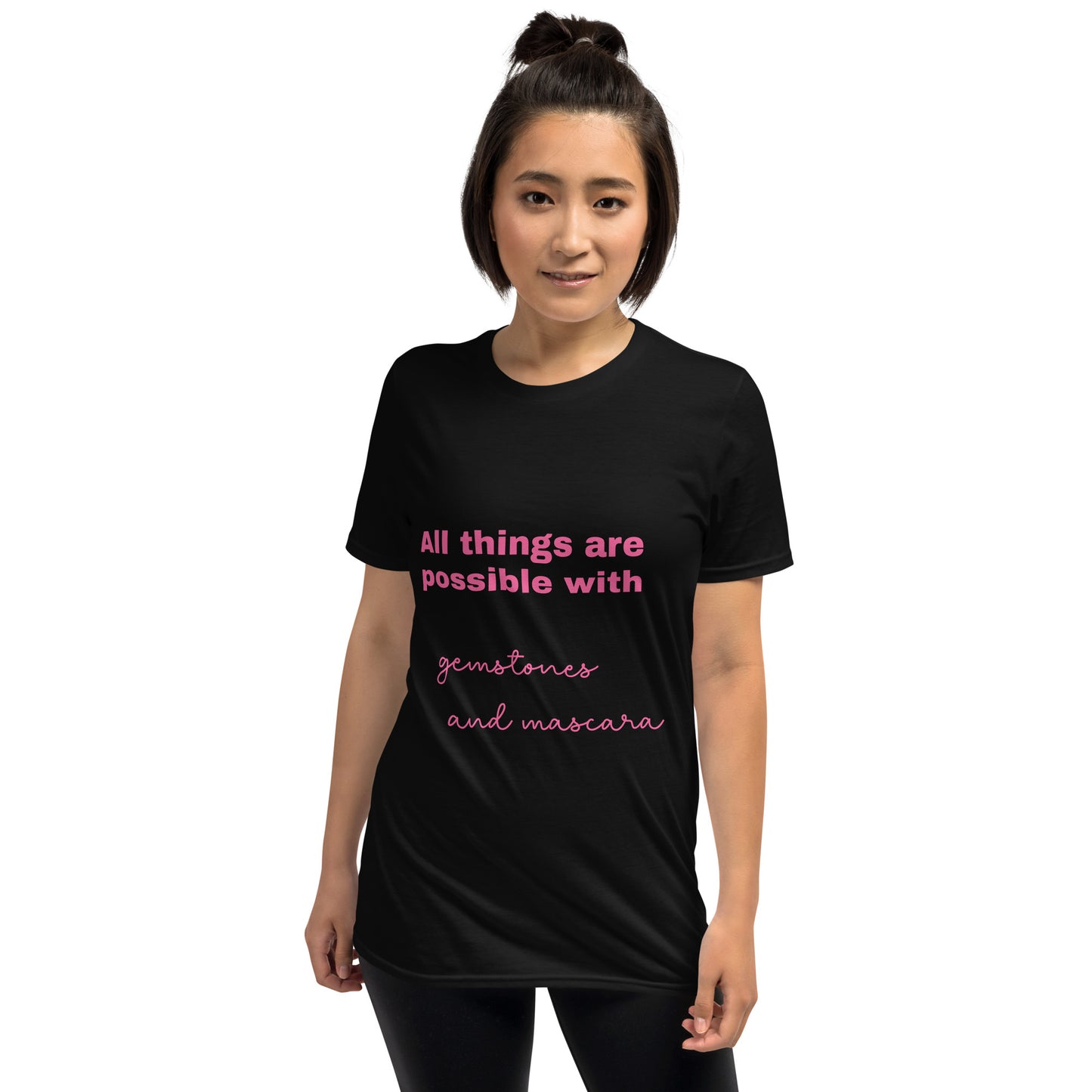 All things Possible with Crystals Short-Sleeve Unisex T-Shirt