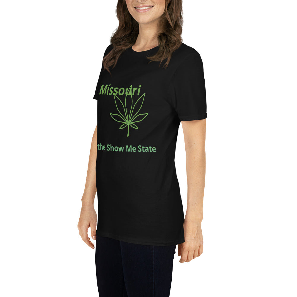 Show Me State Pot cannabis Short-Sleeve Unisex T-Shirt