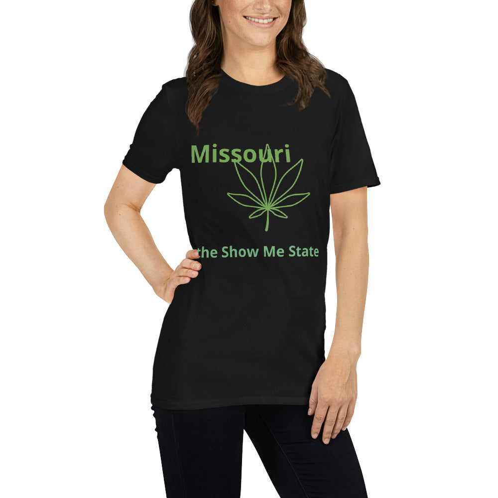 Show Me State Pot cannabis Short-Sleeve Unisex T-Shirt