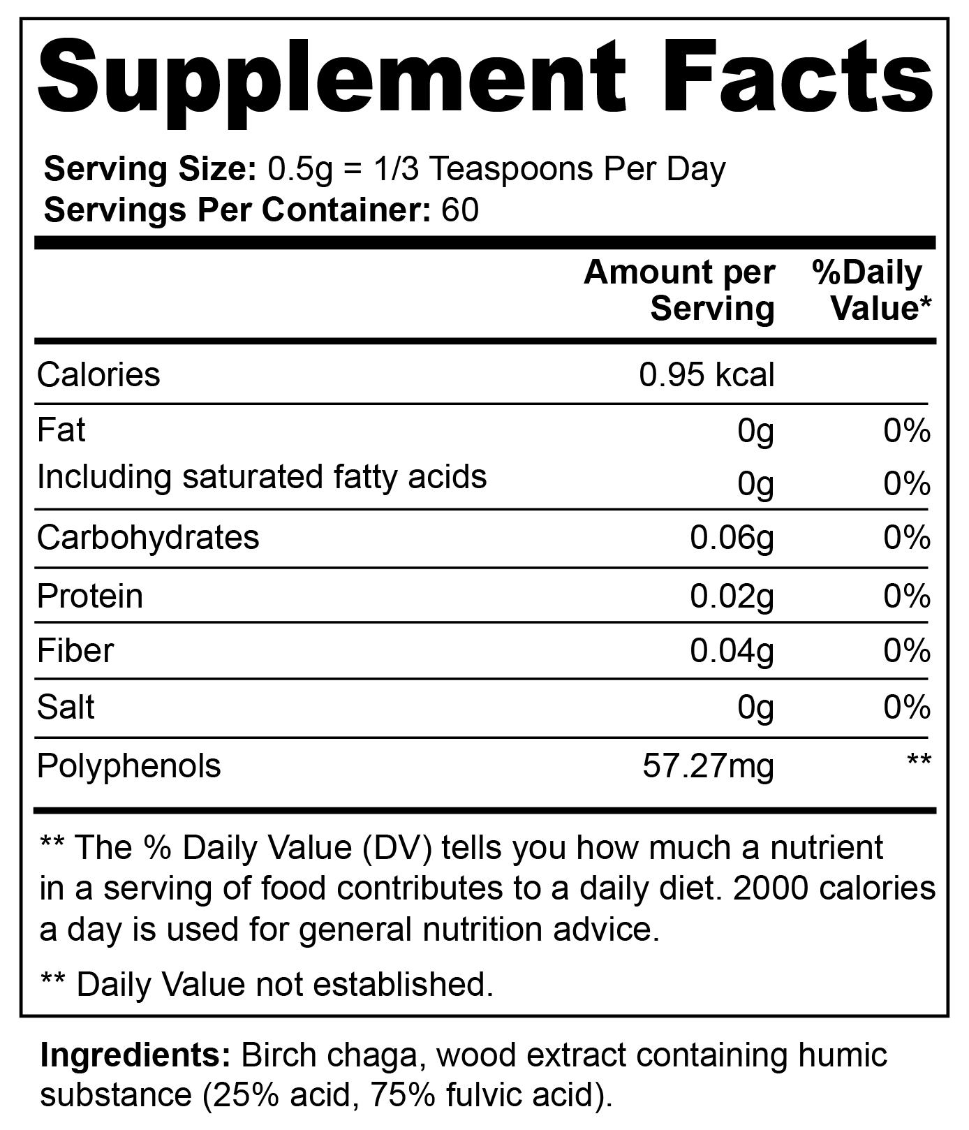 Birch Chaga Microbiome Wellness Powder