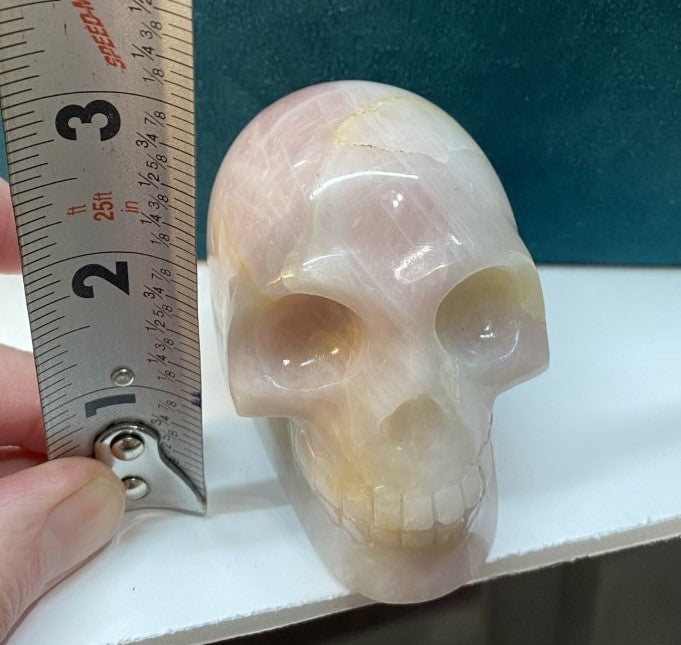 Rose Quartz Skull