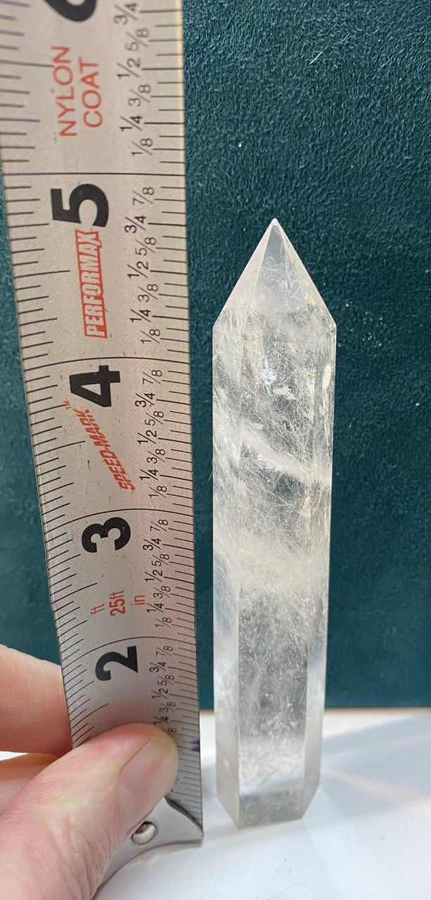 Clear Natural Crystal Quartz Tower