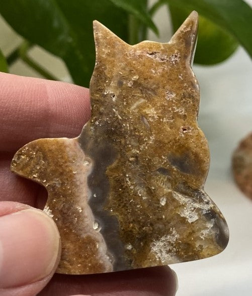 Fox or Cat Outline Gemstone