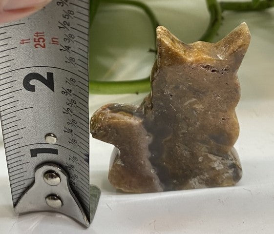 Fox or Cat Outline Gemstone