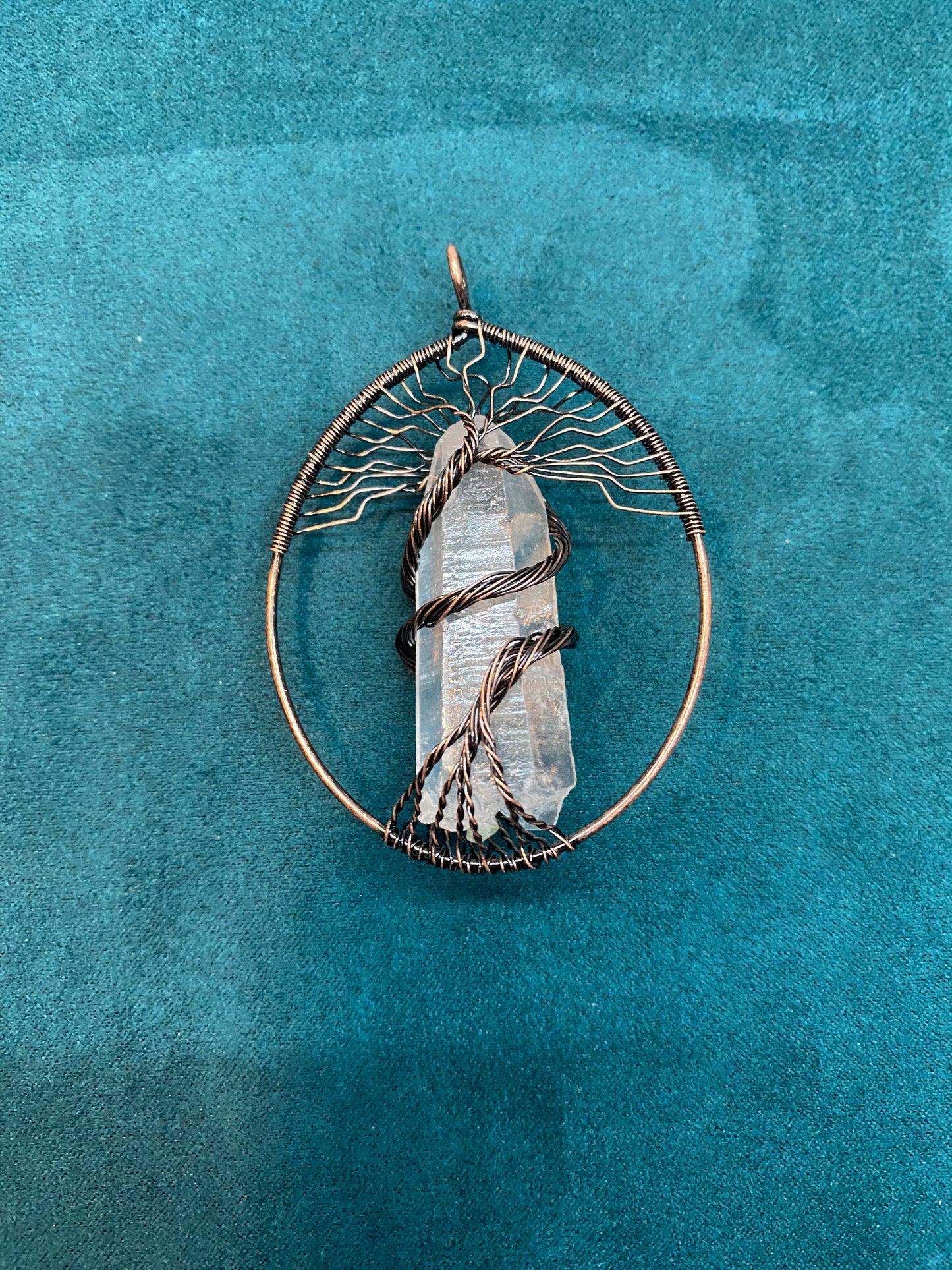 Tree of Life Wrapped Clear Quartz