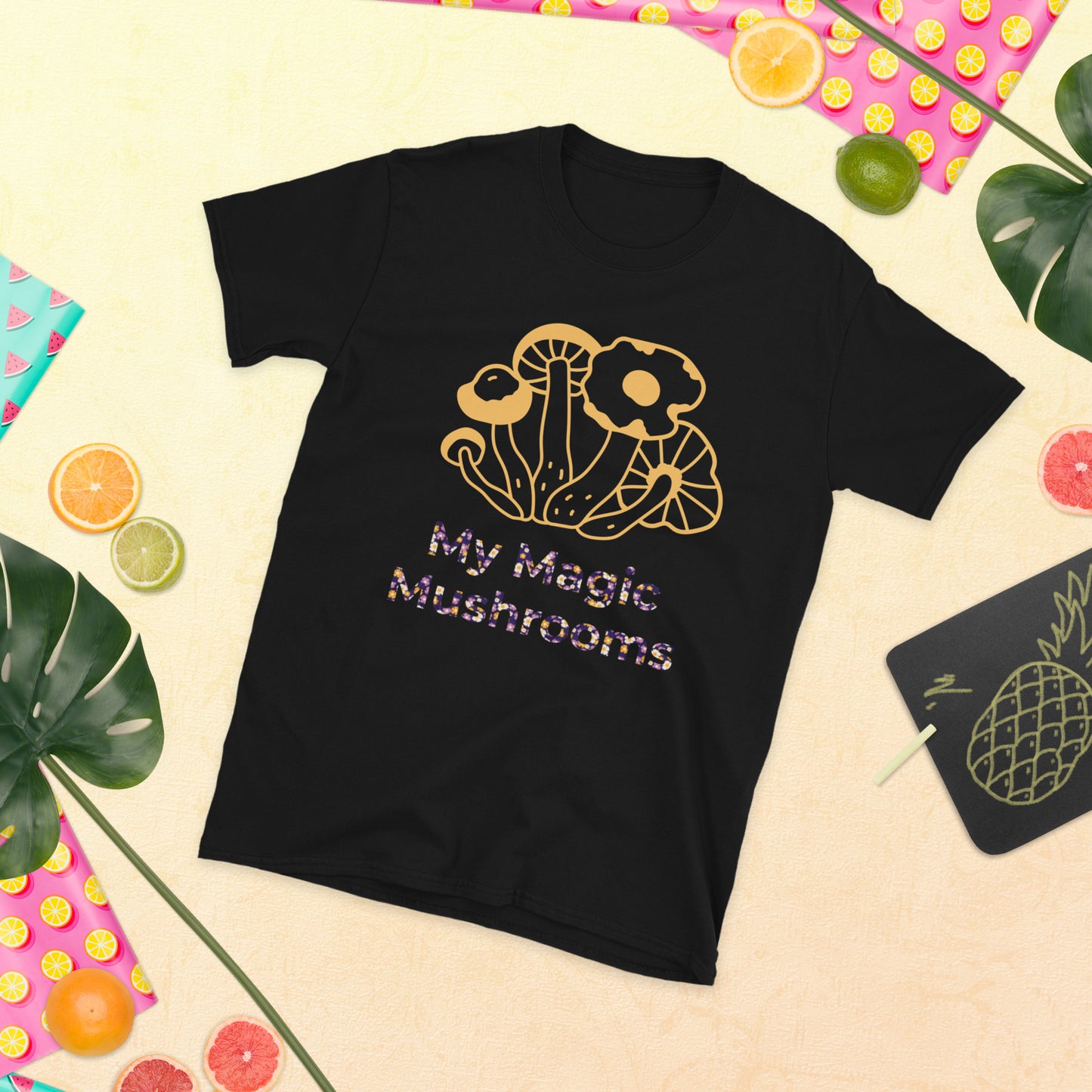 Magic Mushrooms Short-Sleeve Unisex T-Shirt