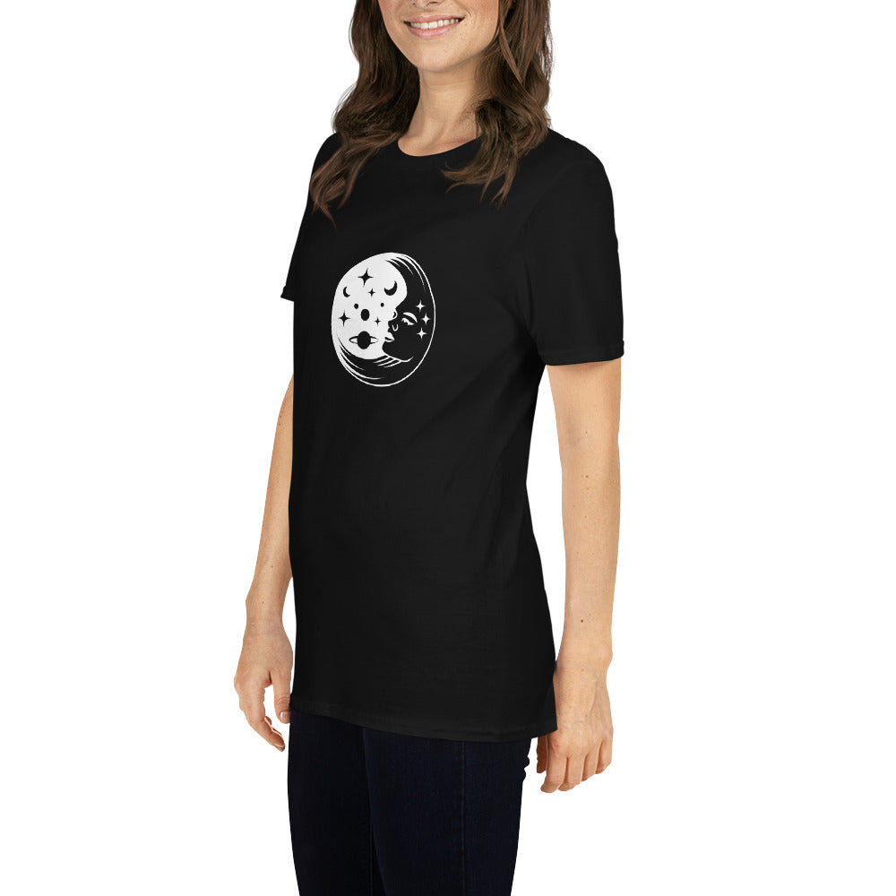 Lady Moon Short-Sleeve Unisex T-Shirt