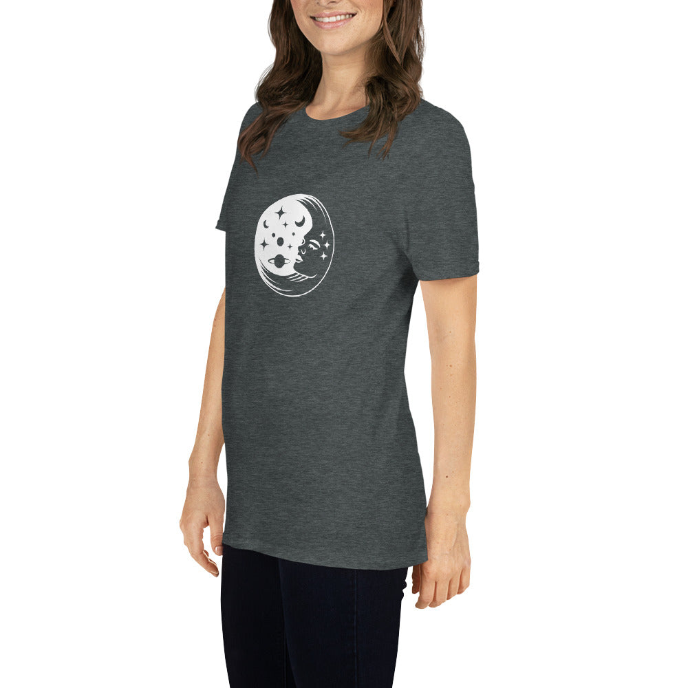 Lady Moon Short-Sleeve Unisex T-Shirt