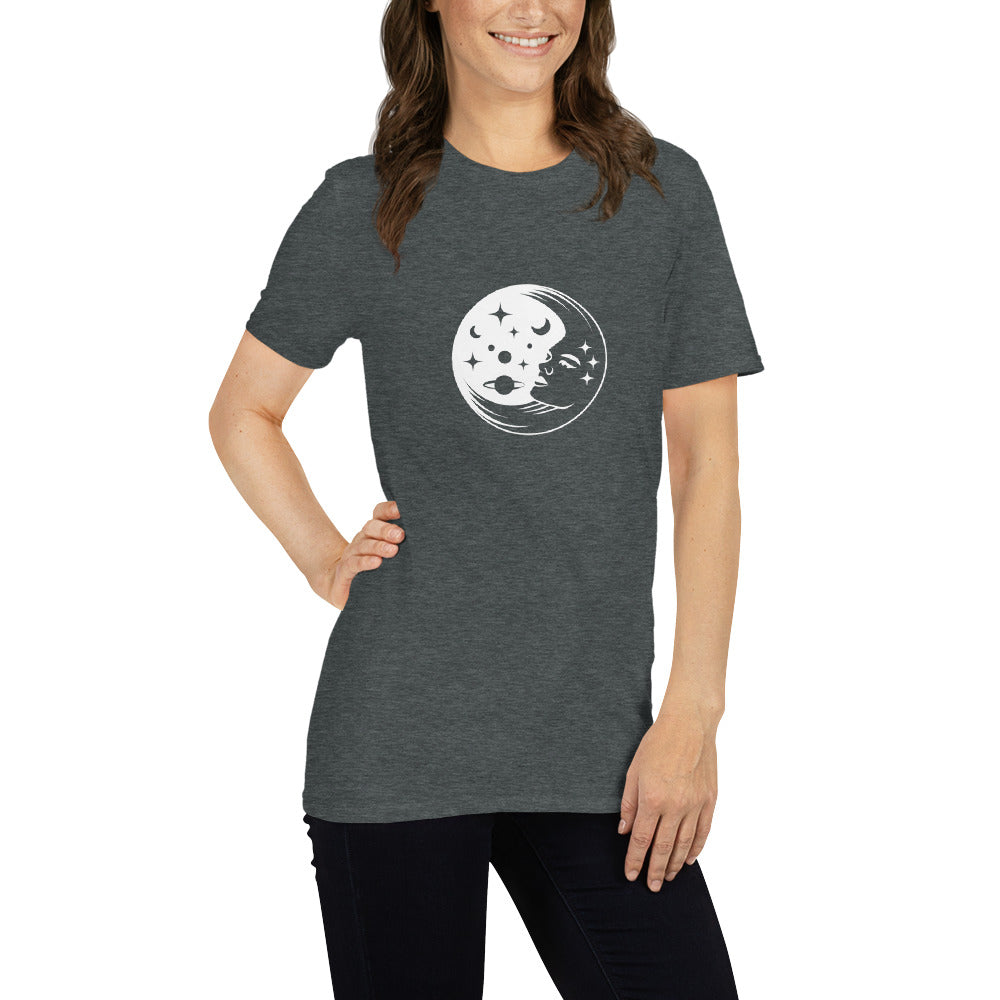 Lady Moon Short-Sleeve Unisex T-Shirt