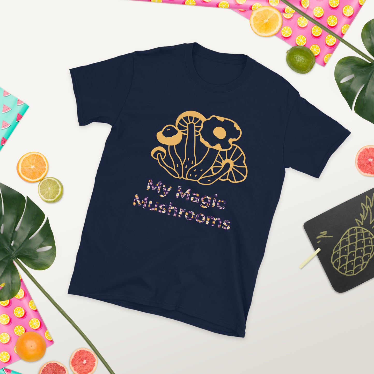 Magic Mushrooms Short-Sleeve Unisex T-Shirt