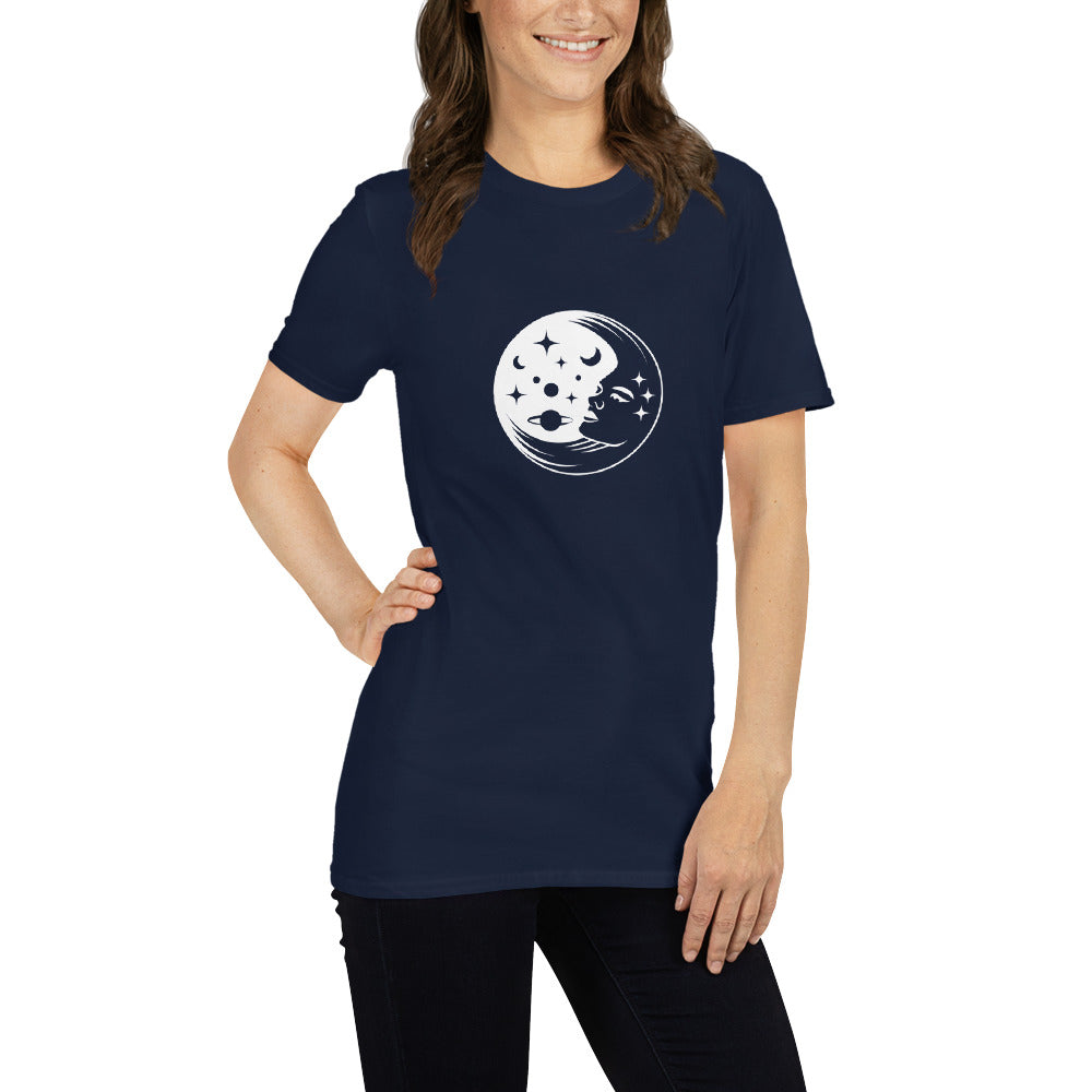 Lady Moon Short-Sleeve Unisex T-Shirt