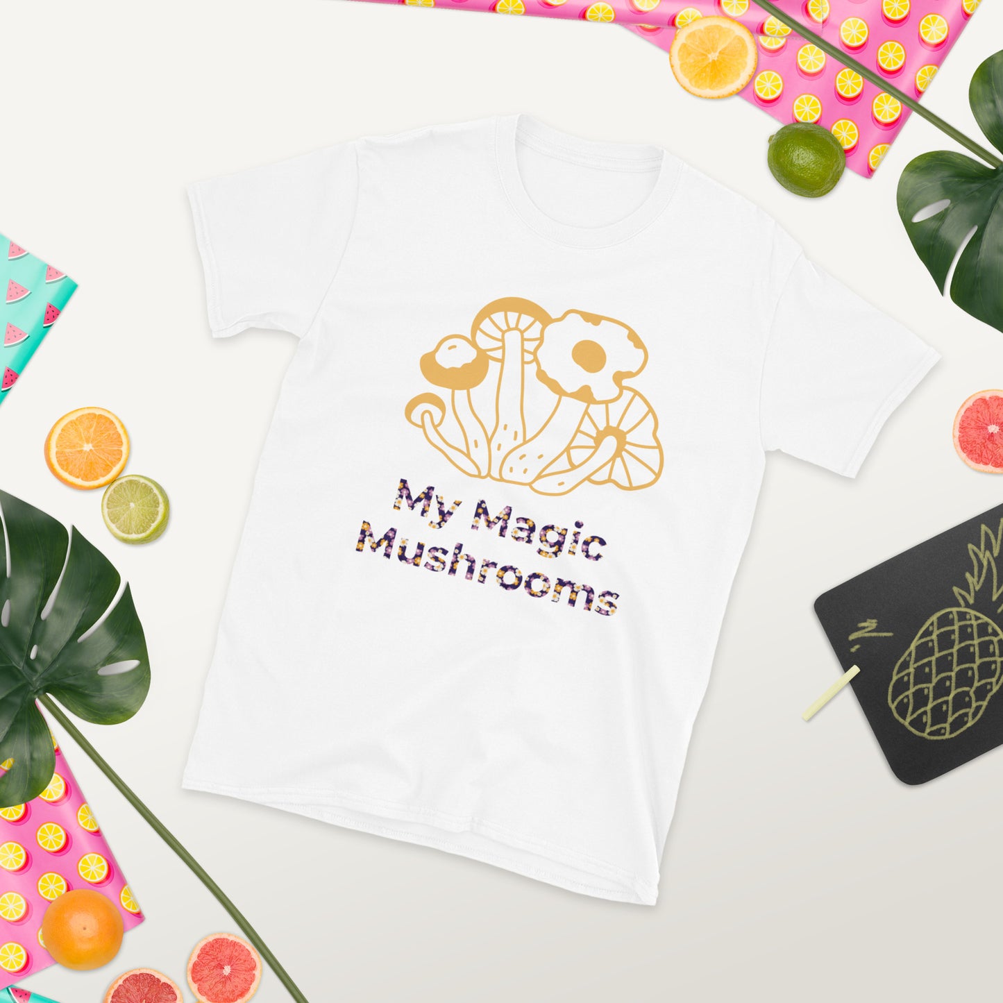 Magic Mushrooms Short-Sleeve Unisex T-Shirt