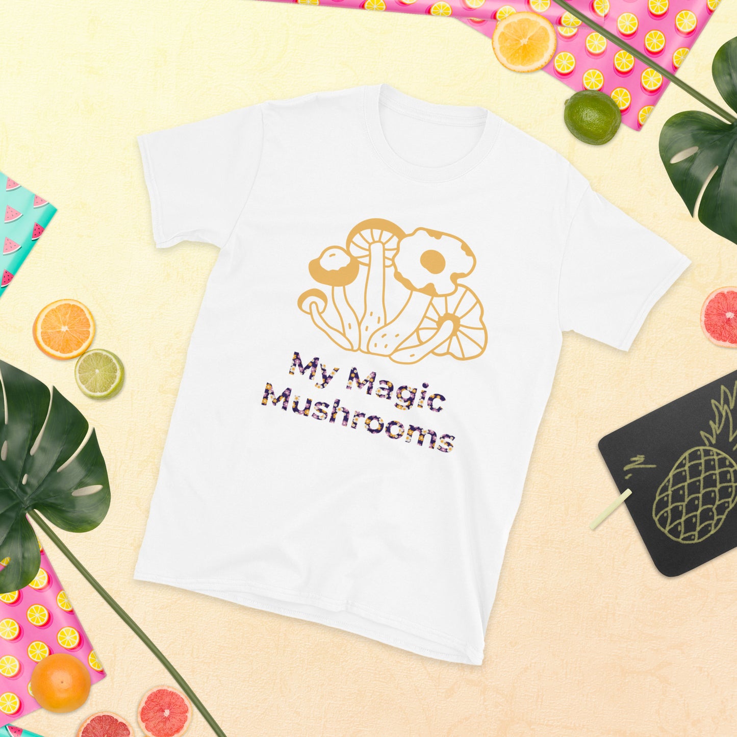 Magic Mushrooms Short-Sleeve Unisex T-Shirt